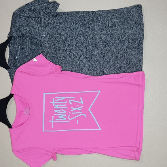 ASICS Pennant Tech Gear & Under Armour Heat Gear Tees - Picture 1 of 9